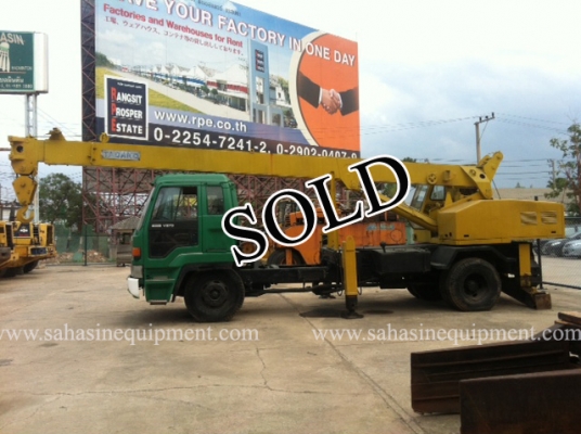 รถเครน TADANO 10 TON   บจก.สหสินอีควิปเม้นท์ โทร.081-5851880, 02-5168100-1 www.sahasinequipment.com