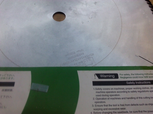 ลดราคา ใบเลื่อยวงเดือนใหม่ๆใบโค 40.3 ซม. ยี่ห้อ MASUDA โดยบริษัท SEIKI (มี 2 ใบ)