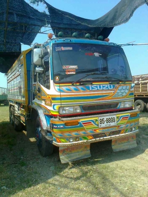 10ล้อดั้มISUZU DECA195ปี2000เปลี่ยนเครื่อง6HLเทอร์โบอินเตอร์