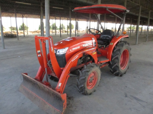 จองไปซะแล้ว KUBOTA L3608 ใบมีดคานบน ตราช้าง ชั่วโมงน้อย พร้อมใช้สุดๆ