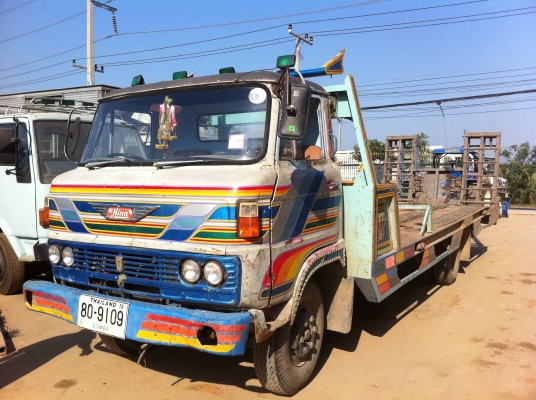 ขายรถบรรทุก 6 ล้อ Hino Km 350 เทเลอร์ ท้ายลาด หางปลาไฮโดรลิค ยางดี สภาพพร้อมใช้ ทะเบียนพร้อม