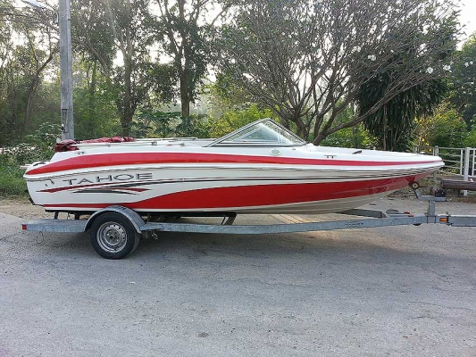 ขายเรือถูก TAHOE Q4  19ฟุ๊ต ปี2005 เครื่อง 4.3สภาพใหม่มากท้าพิสูจน์ไม่ถึง 30 ชม.