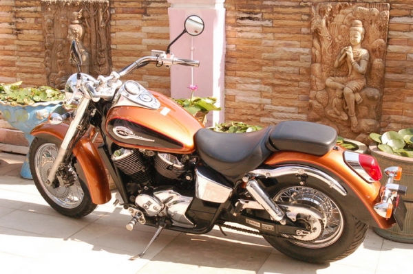 ขายน้องส้มจีด SHADOW CLASSIC400 ปี 2001-02  พร้อมสรรพสามิต สวยๆๆ ลายสีลิมิเต็ด ครบรอบ 105th HARLEY DAVIDSON