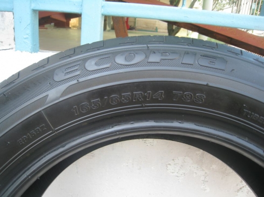 ขายยาง bridgestone ecopia ep150 165/65r14 ปี12 (081-3747940)