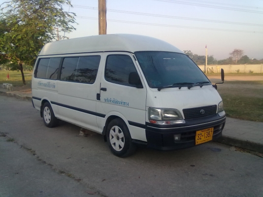 รถตู้หัวจรวดตาเหยี่ยว ปี41 เครื่องJ2.5 กินแก้สลงเล่มแล้ว ทะเบียนเต็ม