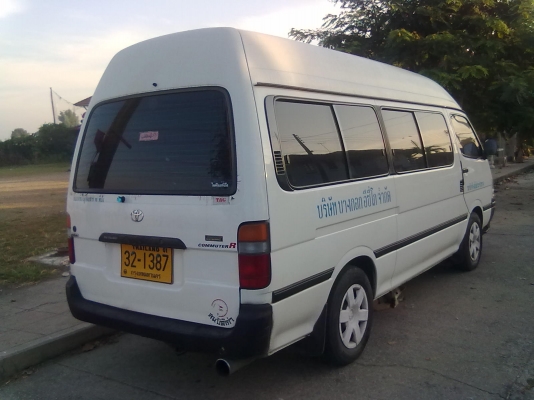 รถตู้หัวจรวดตาเหยี่ยว ปี41 เครื่องJ2.5 กินแก้สลงเล่มแล้ว ทะเบียนเต็ม