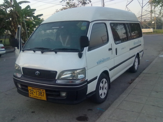 รถตู้หัวจรวดตาเหยี่ยว ปี41 เครื่องJ2.5 กินแก้สลงเล่มแล้ว ทะเบียนเต็ม