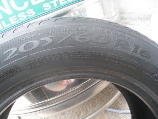 ขายยาง MICHELIN PRIMACY LC 205-60-16 ปี 09 (1 ชุด) (081-3747940)