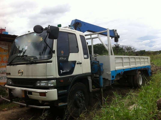ขายรถ 6 ล้อ กระบะคาร์โก้ ติดตั้งเครน TADANO 5 ตัน 3 ชัก 4 ปลอก HINO FF1J รถสวย รีบจองด่วน