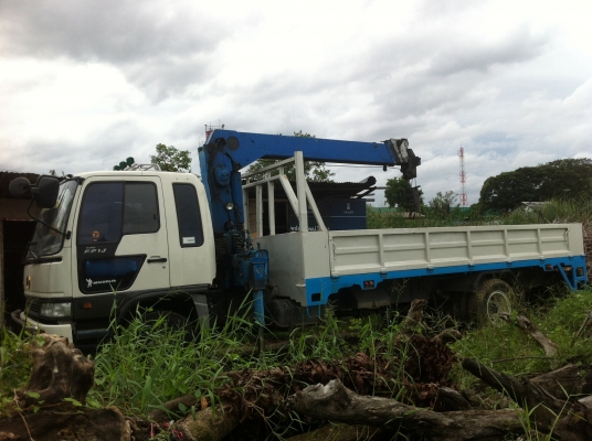 ขายรถ 6 ล้อ กระบะคาร์โก้ ติดตั้งเครน TADANO 5 ตัน 3 ชัก 4 ปลอก HINO FF1J รถสวย รีบจองด่วน