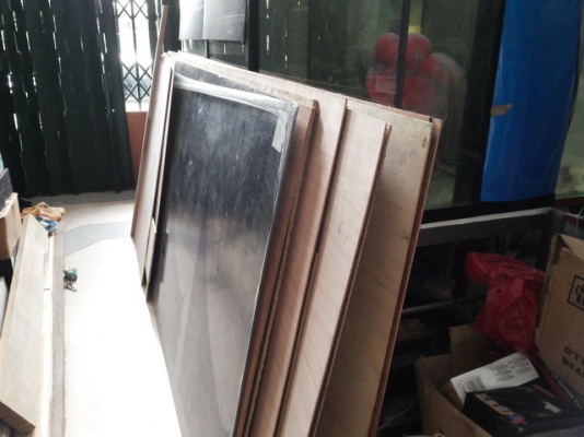 ขายไม้อัด เกรด A ใหม่ หนา 4 มม. จำนวน 10 แผ่น