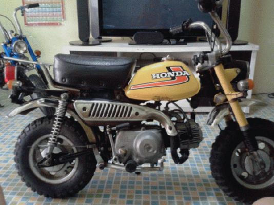 มาแว้ววววว  HONDA MONKEY มะละกอ