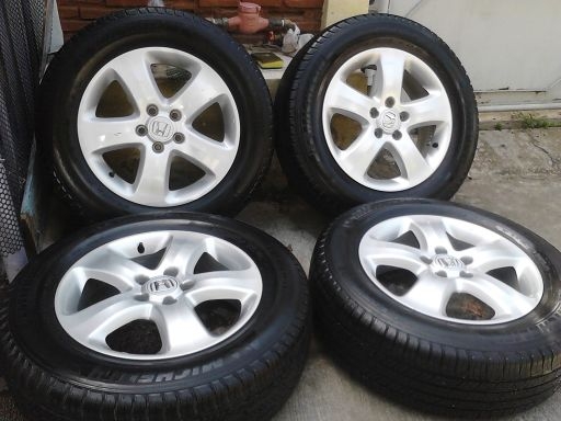แม็ก Honda CRV 5ก้าน ขอบ 17-5-114.3+ยาง มิชลิน 225-65-17 พร้อมใช้ 4วง แม็ก Honda CRV 5ก้าน ขอบ 17-5-114.3+ยาง มิชลิน 225-65-17 พร้อมใช้ 4วง