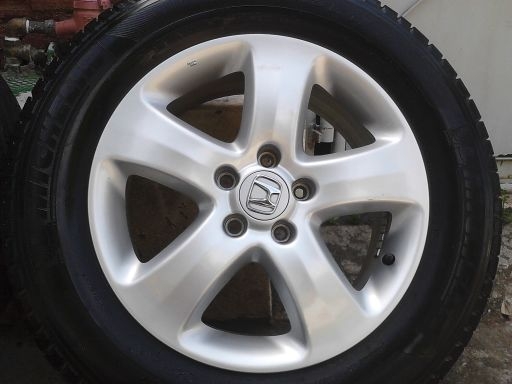 แม็ก Honda CRV 5ก้าน ขอบ 17-5-114.3+ยาง มิชลิน 225-65-17 พร้อมใช้ 4วง แม็ก Honda CRV 5ก้าน ขอบ 17-5-114.3+ยาง มิชลิน 225-65-17 พร้อมใช้ 4วง