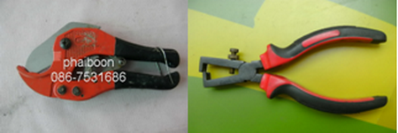 ขายเหมา กรรไกรตัดท่อพีวีซี meta  และ คีมปอกสายไฟ