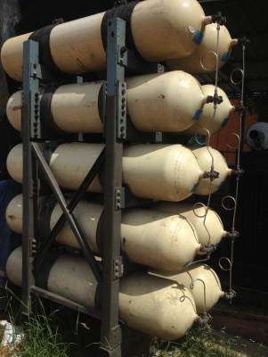 ถังแก๊ส NGV 10 ใบ