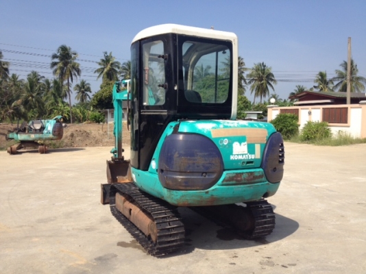 รถขุด แบคโฮล KOMATSU PC35R-8 มีหัวเก๋ง นำเข้า มือสองจากญี่ปุ่นแท้ๆ