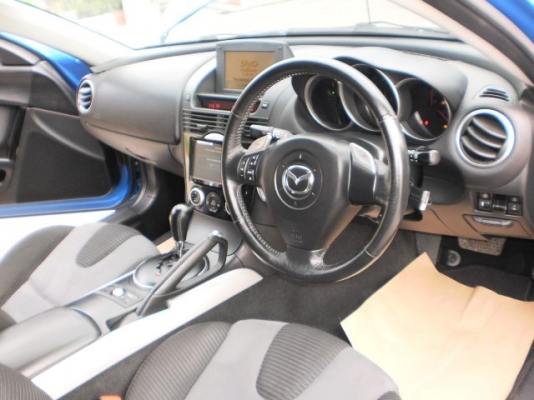 MAZDA RX-8 1.3 ปี2006 AUTO ตัวtop มีจอDVD รถสีเดิม เครื่องแน่น MAX18&quot;ใหม่ เช็คระยะตลอด