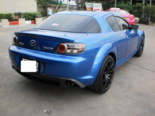MAZDA RX-8 1.3 ปี2006 AUTO ตัวtop มีจอDVD รถสีเดิม เครื่องแน่น MAX18&quot;ใหม่ เช็คระยะตลอด