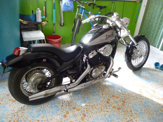 ขายหรือแลกครับ steed 400 ปี93  อินวอยครับ แผงคอแต่งอีซี่ของญี่ปุ่นแท้ครับ !!