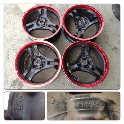 ขายแม็กมือ2 Super Advan ขอบ 17 4รู100ราคา 4,500 บาทราคาถูก