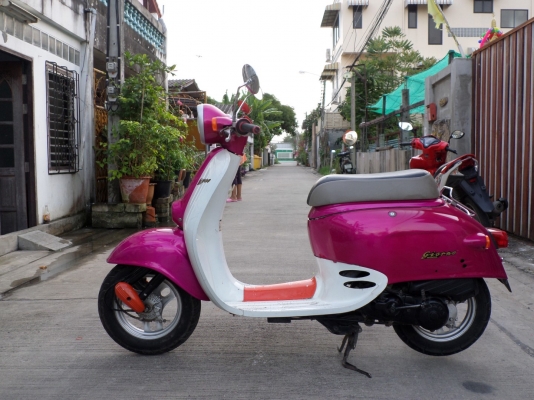 ขาย ฮอนด้า ฟีลาโน้50cc สีชมพูสวยๆประกอบใหม่ๆเครื่องดีพร้อมใช้