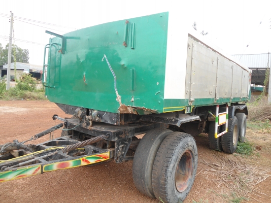 ขายด่วนลูกพ่วงสามเพลาดั้มสภาพพร้อมใช้งานยางดีเอกสารชุดโอนพร้อมรีบโทรเลย 0801515451  0811838154