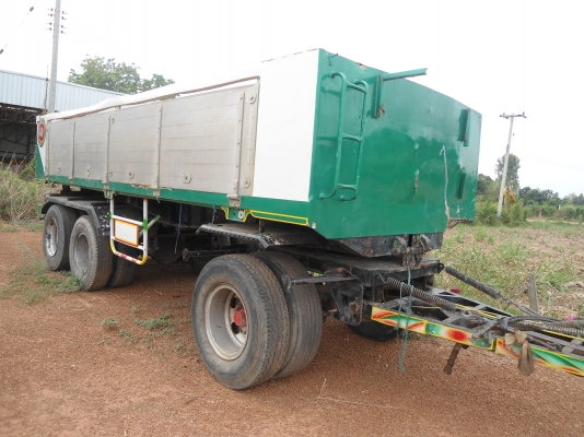 ขายด่วนลูกพ่วงสามเพลาดั้มสภาพพร้อมใช้งานยางดีเอกสารชุดโอนพร้อมรีบโทรเลย 0801515451  0811838154