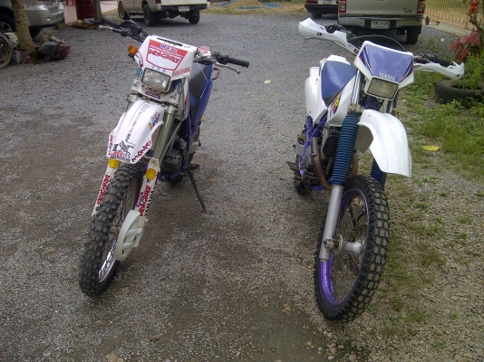 ttr 250 cc 2คัน ขายตามสภาพ เลิกขี่แล้ว