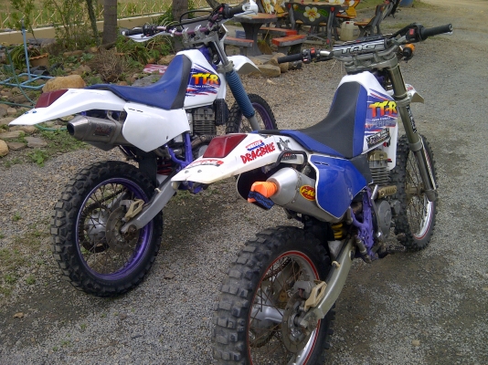 ttr 250 cc 2คัน ขายตามสภาพ เลิกขี่แล้ว