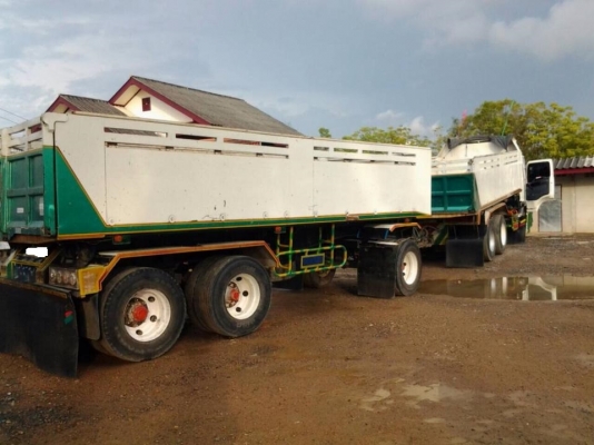 ขายรถสิบล้อ HIno MEGA FM 320 แรง ดั้มพ่วงแม่ลูก 3คาน อู่ ST ปี50 ขายรถสิบล้อ HIno MEGA FM 320 แรง ดั้มพ่วงแม่ลูก 3คาน อู่ ST ปี50