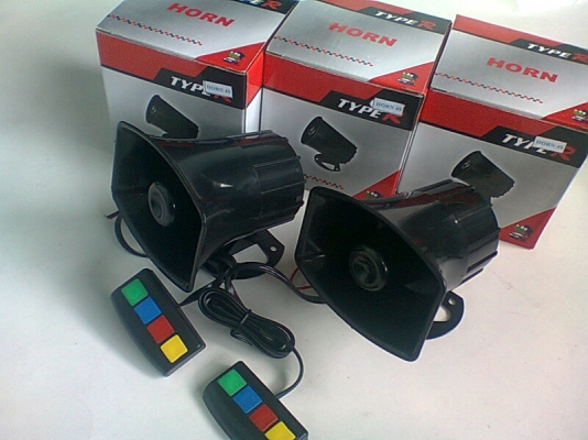 เสียงไซเรนเปลี่ยนได้ 4 เสียงดังมาก