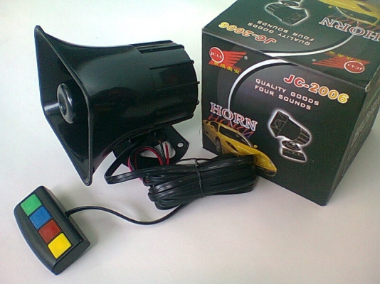 เสียงไซเรนเปลี่ยนได้ 4 เสียงดังมาก