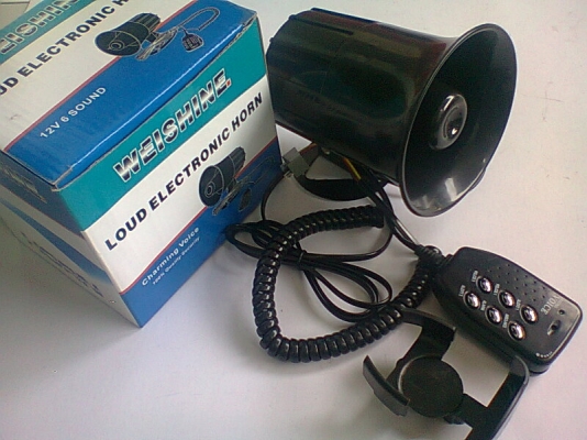 เสียงไซเรนเปลี่ยนได้ 4 เสียงดังมาก