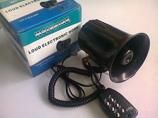 เสียงไซเรนเปลี่ยนได้ 4 เสียงดังมาก