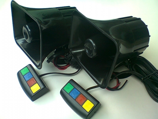 เสียงไซเรนเปลี่ยนได้ 4 เสียงดังมาก