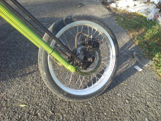 ขายหน้ายาวสปิงเกอร์ เครื่อง Honda Boss 650 cc.ล้อโตยางHarley