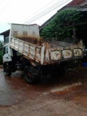 รถบรรทุก 6 ล้อดั๊มพ์ ยี่ห้อ MITSUBISHI FUSO 160 แรงม้า