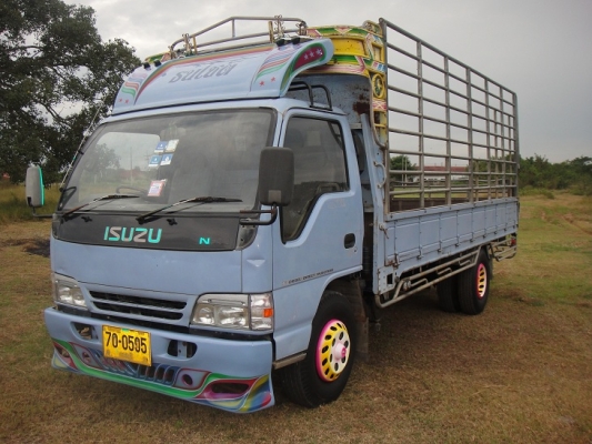 รับมัดจำแล้วครับ ขาย ISUZU NPR 120 แรง รถห้างแท้ ยาว 5 เมตร จดปี 40