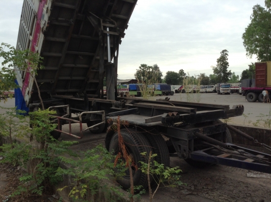 HINO MEGA 260 แรง ดั้มด์พ่วงแม่ลูกๆ 2 คาน