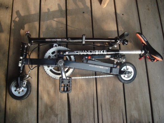 ขออนุญาติขายจักรยานพับอลูมิเนียมสะดวกพกพาของ HANDY BIKE ครับลองชมเพื่อชอบครับ