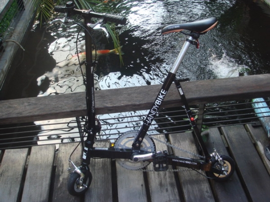ขออนุญาติขายจักรยานพับอลูมิเนียมสะดวกพกพาของ HANDY BIKE ครับลองชมเพื่อชอบครับ