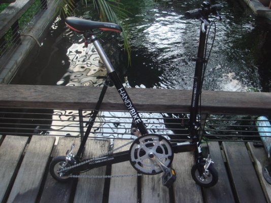 ขออนุญาติขายจักรยานพับอลูมิเนียมสะดวกพกพาของ HANDY BIKE ครับลองชมเพื่อชอบครับ