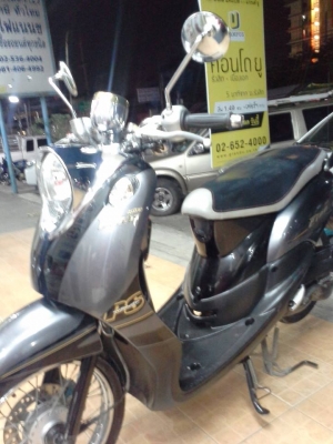 ขายถูก Yamaha Fino เกแยกส่วน ปี 2555 ลาย PS ลายสุดท้าย สีเทาดำ