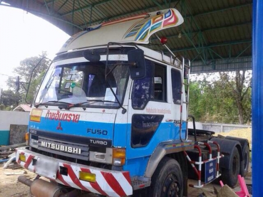 ขายสิบล้อหัวลาก Mitsubishi euro 1 เครื่อง 6D16 turbo inter ปี41ทะเบียนพร้อมโอน