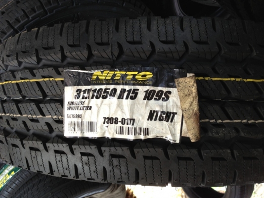 - ขายยางใหม่ Nitto 31 ขอบ15 โล๊ะสต็อคปี12 !!!! - ขายยางใหม่ Nitto 31 ขอบ15 โล๊ะสต็อคปี12 !!!!