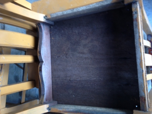 เก้าอี้กินข้าวไม้มะค่าไม้แผ่นเดียว