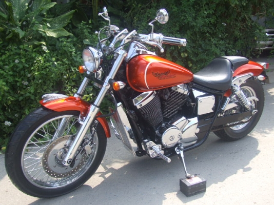 ขาย shadow SLASHER 400 y.2002 เก็บงานใหม่ สีใหม่ส้มเม็ทลิค ขาย shadow SLASHER 400 y.2002 เก็บงานใหม่ สีใหม่ส้มเม็ทลิค