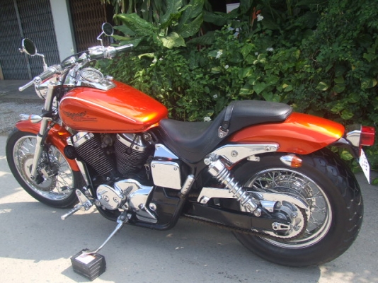 ขาย shadow SLASHER 400 y.2002 เก็บงานใหม่ สีใหม่ส้มเม็ทลิค