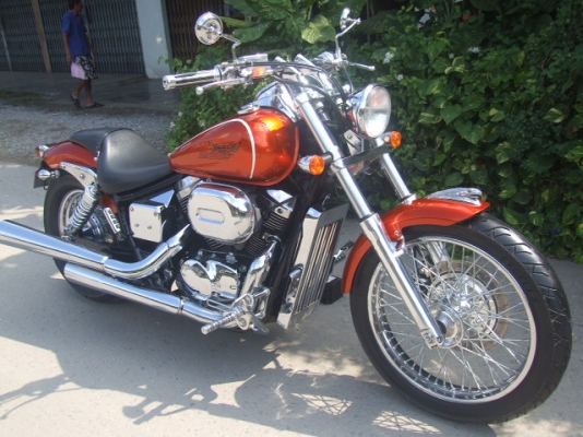 ขาย shadow SLASHER 400 y.2002 เก็บงานใหม่ สีใหม่ส้มเม็ทลิค ขาย shadow SLASHER 400 y.2002 เก็บงานใหม่ สีใหม่ส้มเม็ทลิค